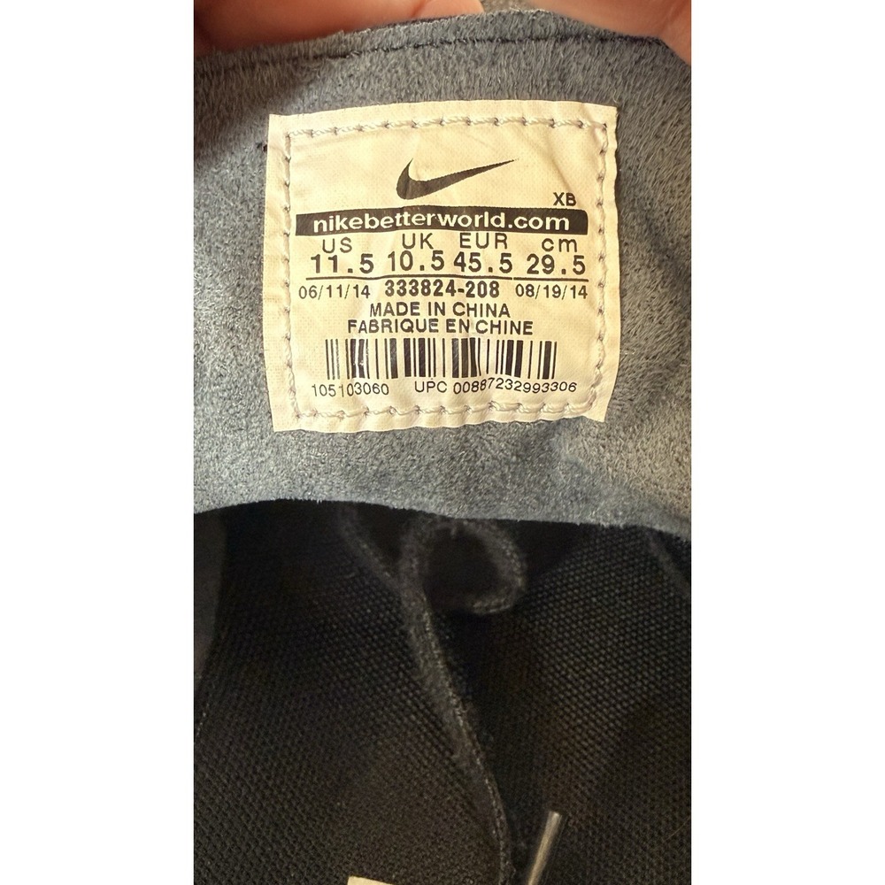 Nike Stefan Janoski Gray Skateboarding Shoes Men's Size 11.5 Vintage Preowned - Picture 8 of 10